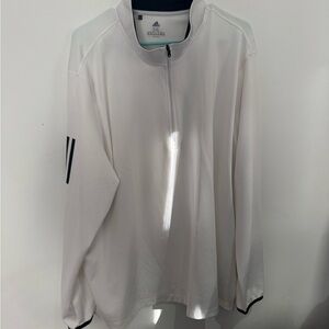 Adidas Men's White Pullover Jacket